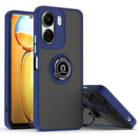 Case for Xiaomi Redmi 13C / Poco C65, Frosted Ring, blue