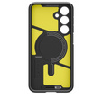 Spigen case for Samsung Galaxy S24 FE, Tough Armor Mag MagSafe, black + 9H Tempered Glass