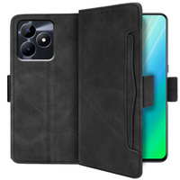 Flip case for Realme C51, Card Slot, black
