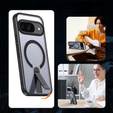 Fusion Hybrid case for Google Pixel 10 / 10 Pro, for MagSafe, with stand, black