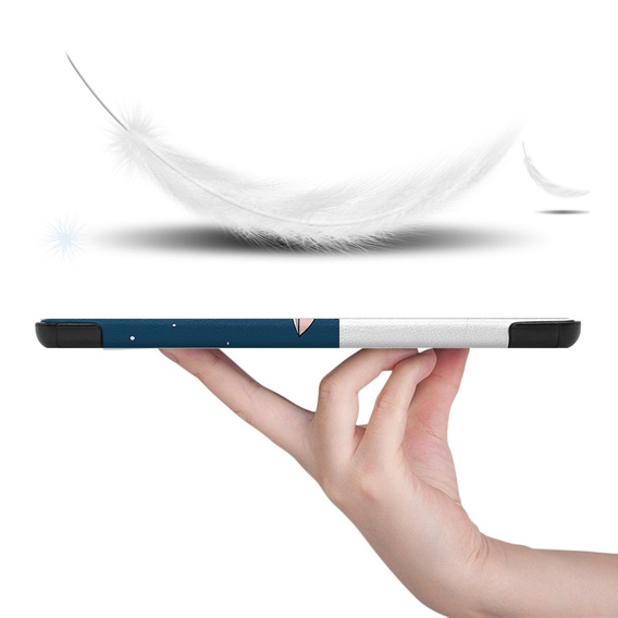 Case for Samsung Galaxy Tab S10 Lite / S10 FE / S9 FE, with flap, sleeping cat
