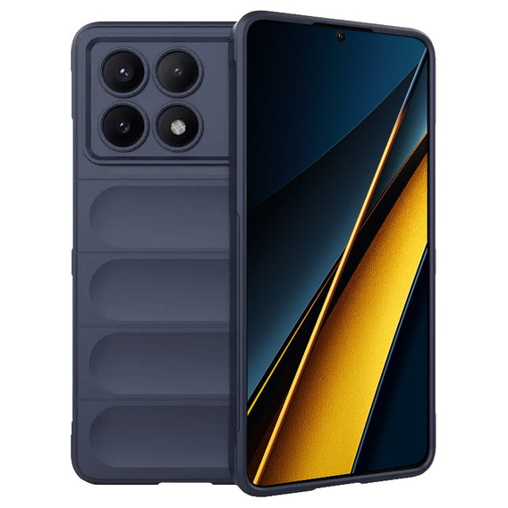 Case for Xiaomi Poco F6 Pro, Gaming Shockproof, dark blue