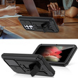Case for Samsung Galaxy S21 Ultra, R-JUST CamShield Slide, armoured, black