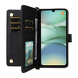 Crossbody Leather Wallet flip case for Xiaomi Redmi A5, black