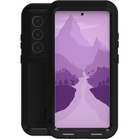 Love Mei Case for Samsung Galaxy S24 Ultra, armored without glass, black