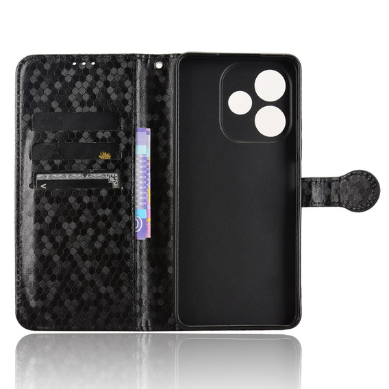 Flip case for Oppo A5 Pro 5G, Wallet Rhombus, black