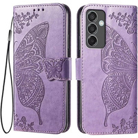 Flip case for Samsung Galaxy S24 FE, Butterfly, purple