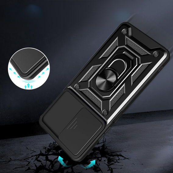 Case for Oppo A60, CamShield Slide, black