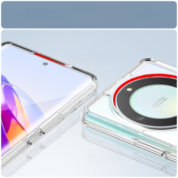 Case for Honor Magic 5 Lite, Fusion Hybrid, transparent