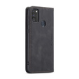 CASEME case for Samsung Galaxy M21, Leather Wallet Case, black