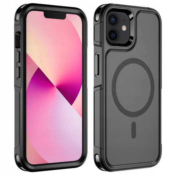 Case for iPhone 12/12 Pro, MagForce MagSafe, black