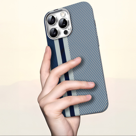 MagSafe's iPhone 16 Pro Max Case, Carbon Fiber, blue