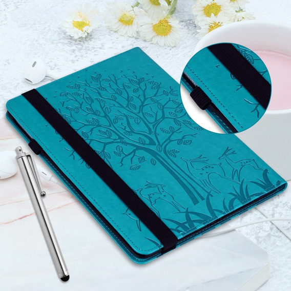 Flap case for Huawei MatePad SE 10.4, tree, blue