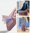 Armored case for Samsung Galaxy S25, Dexnor CamProtect MagSafe, pink (Two frames)