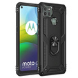 Armor Case for Motorola Moto G9 Power, Nox Case Ring, black
