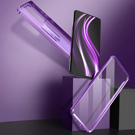 Armored case for Samsung Galaxy S21 Ultra, Dexnor Full Body, purple