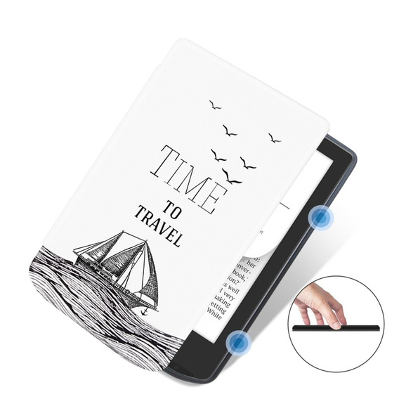 Case for PocketBook Verse / Verse Pro, Smartcase, Time to travel