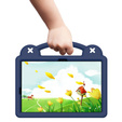 Children's case for Samsung Galaxy Tab S10 Lite / S10 FE / S9 FE, Cute Patterns, with stand, dark blue