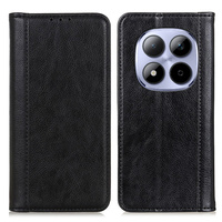 Split Leather Flip Case for Xiaomi Redmi Note 15 Pro Plus 5G / Poco M8 Pro 5G