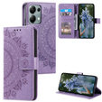Flip case for Xiaomi Redmi Note 13 Pro 4G / Xiaomi Redmi Note 14S / Xiaomi Poco M6 Pro 4G, Mandala, purple