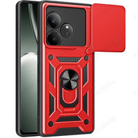 Case for Realme GT 6 / 6T, CamShield Slide, red
