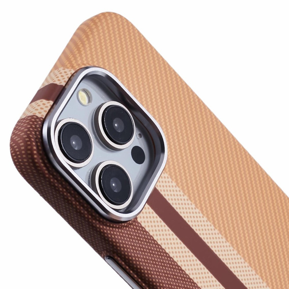 MagSafe's iPhone 13 Pro Max Case, Carbon Fiber, yellow