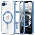 Case for iPhone 16E, Electro MagSafe, blue + Screen Glass