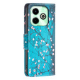 Flip case for Infinix Hot 40i, Wallet, Sakura blue