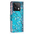 Flip case for Xiaomi Redmi Note 13 5G, Wallet, Sakura blue