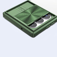 Case for Samsung Galaxy S22 Ultra, Slide Camera, green