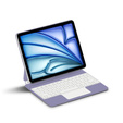 Keyboard Case for iPad Air 13" 2024, Magnetic Keyboard Touchpad, purple