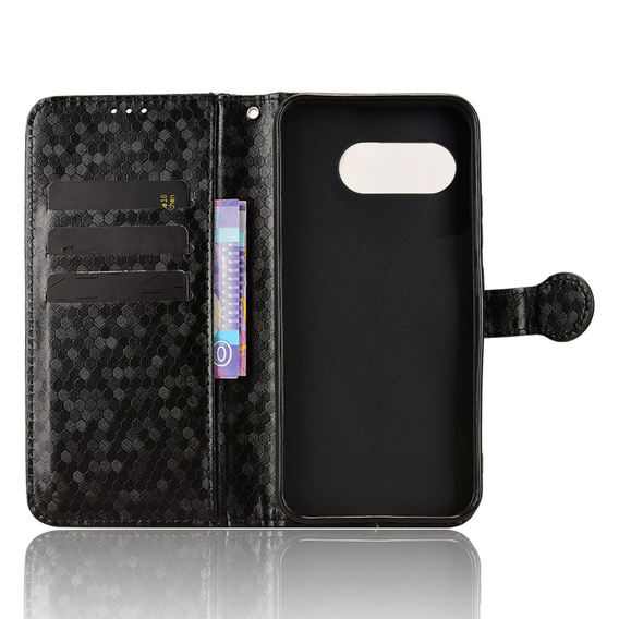 Flip case for T Phone 3 5G, Wallet Rhombus, black