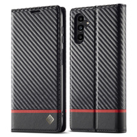 Flap case for Samsung Galaxy S25, Carbon LC.IMEEKE, black