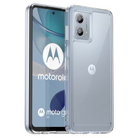 Case for Motorola Moto G53 5G, Fusion Hybrid, transparent
