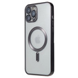 Case for iPhone 12 Pro, Electro MagSafe, black + Screen Glass
