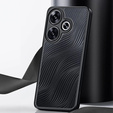 DuxDucis case for Xiaomi Poco F6, Aimo case, transparent / black
