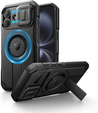 Armored case for iPhone 16, Dexnor CamProtect MagSafe, black