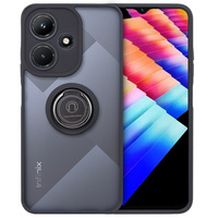 Case for Infinix Hot 30i, Frosted Ring, black