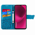 Flip case for T Phone 3 5G, Butterfly, blue