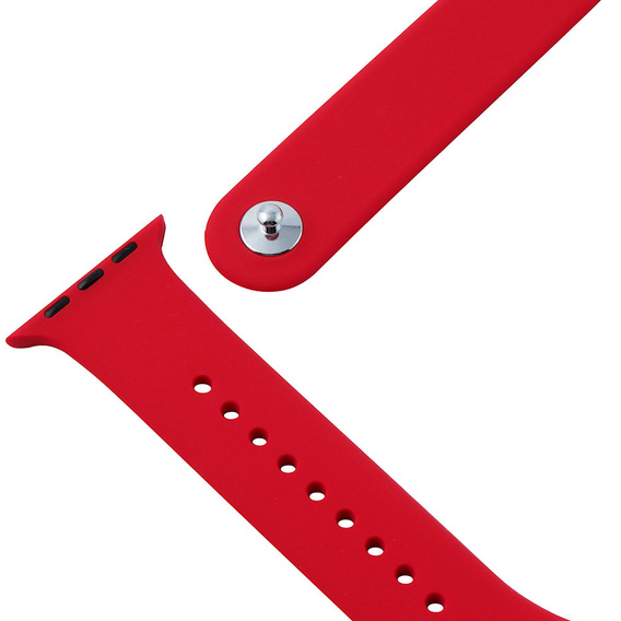 Silicone strap for Apple Watch 1/2/3/4/5/6/7/8/SE/ULTRA 42/44/45/49mm - Black