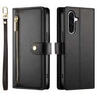 Wallet Zipper Pocket flip case for Samsung Galaxy A17 5G, Wallet Zipper Pocket, black