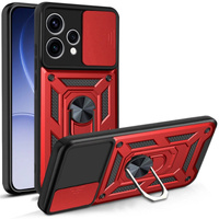CamShield Slide armoured case with camera cover and ring for Oppo Reno 15, red