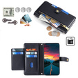Flip case for Realme 14 Pro+ 5G, Wallet Zipper Pocket, black