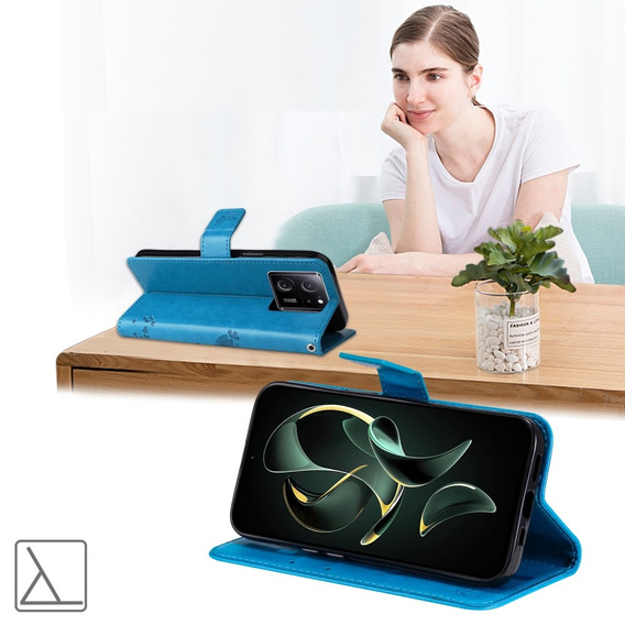 Flip case for Xiaomi 13T / 13T Pro, tree, blue
