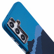 MagSafe's Samsung S25+ Plus Case, Carbon Fiber, blue / navy