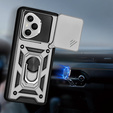 Case for Honor 400 Pro 5G, CamShield Slide, silver