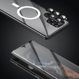 Magnetic Dual Glass MagSafe case for Samsung Galaxy S24 Ultra, black