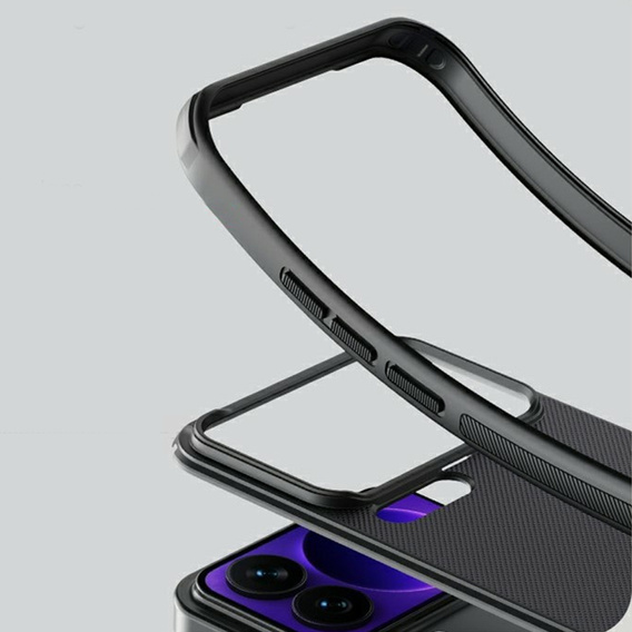 NILLKIN Frosted Shield Pro MagSafe case for Xiaomi 17 Pro, black