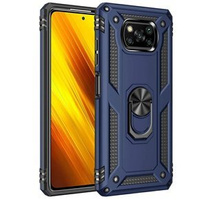 Armor Case for Xiaomi Poco X3 NFC, Nox Case Ring, blue