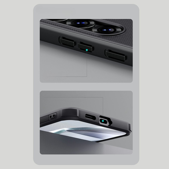 NILLKIN Case for Samsung Galaxy S25, Frosted Shield, for MagSafe, black